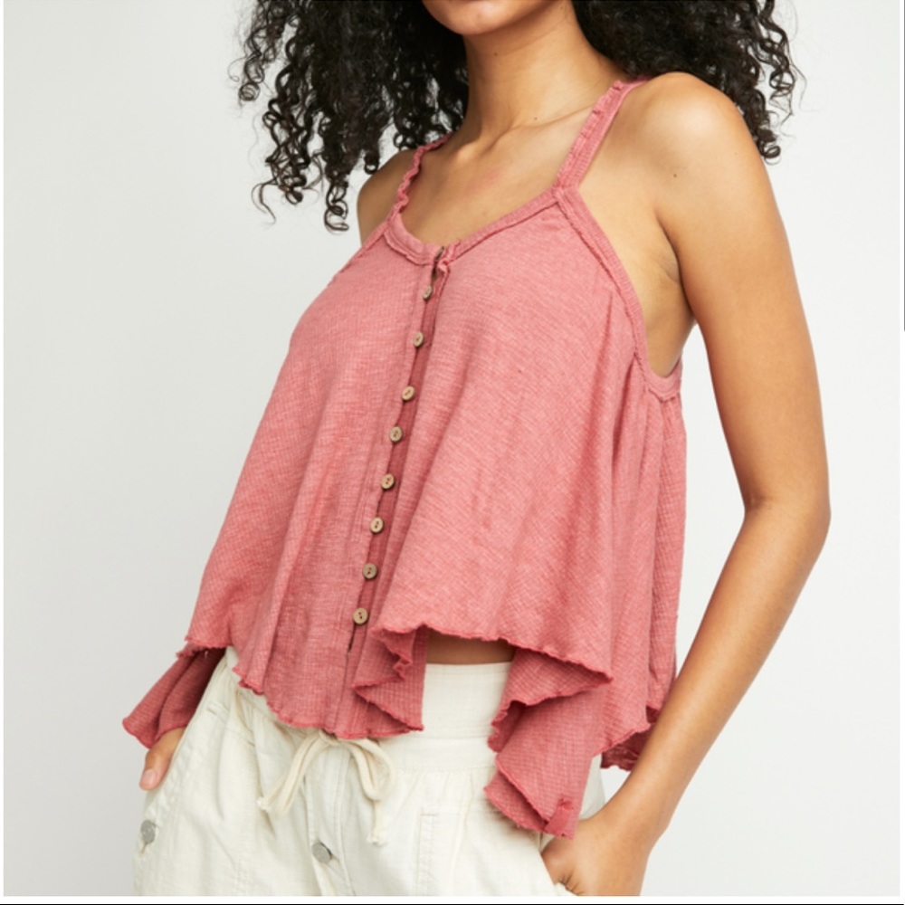 Free People Rosette Dream Weaver Tank Top